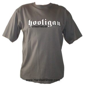Hooligan triko "Logo-Grey"-0