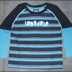 Lonsdale dětské triko "NAVY-Stripes"-0