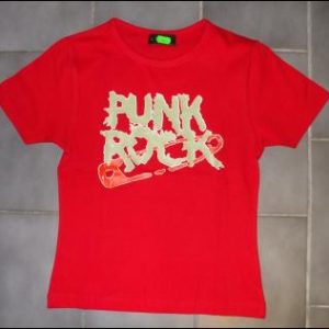 Triko dámské Punkrock "Špendlík/Red"-0