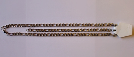 Sada řetěz + náramek z chirurgické oceli "FGR2"-5674