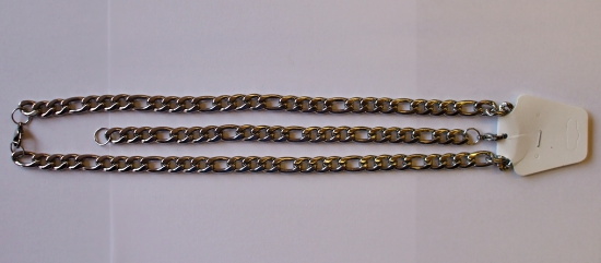 Sada řetěz + náramek z chirurgické oceli "FGR3"-5677