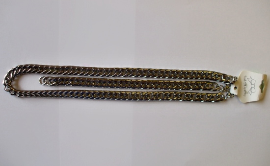 Sada řetěz + náramek z chirurgické oceli "PNZRB"-5683