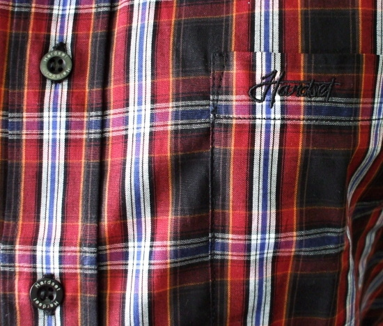 Hardset košile "Bordo-Black-Caro"-5812