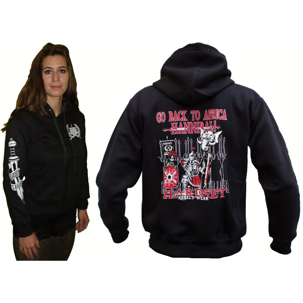 Hardset dámská mikina K+Z-Go Back To Africa Hannibal!