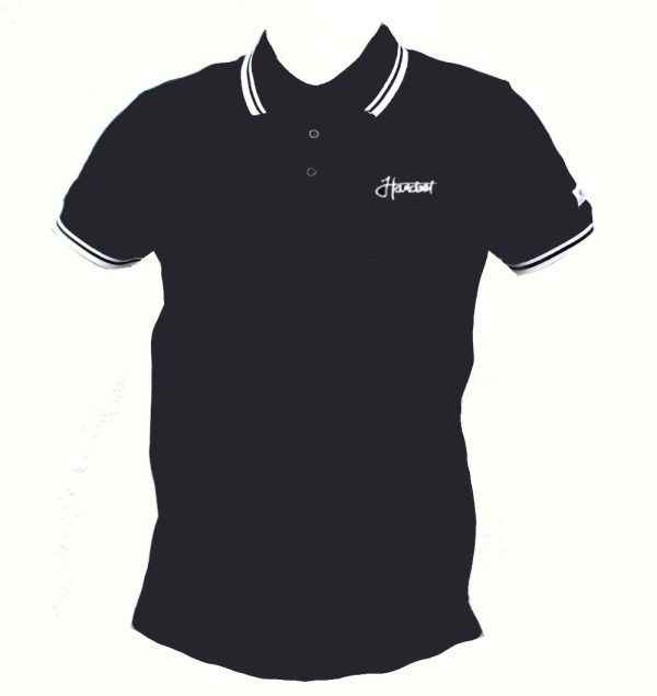 Hardset Polokošile "Black/white-H&S"-0