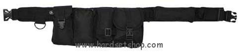 MFH Opasek s 5 pouzdry "BLACK"-0