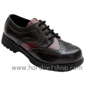 Boots & Braces "Budapester Black/Bordo"-0