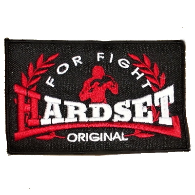 Nášivka "Hardset For Fight" 10*6cm-0